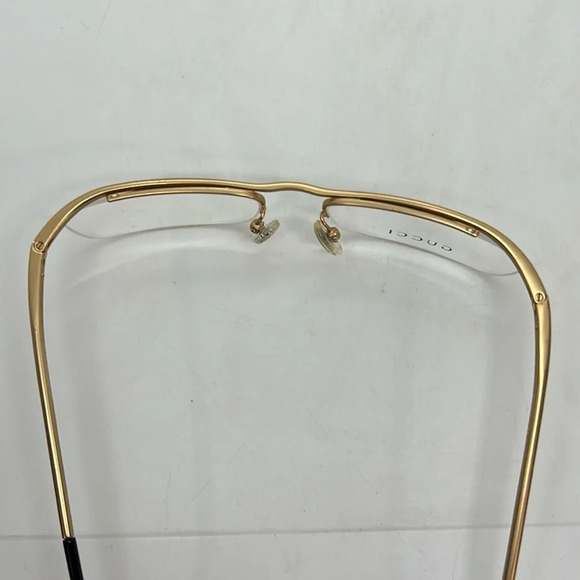 Gucci GG1850 COL.04 135 Eyeglasses Frames RXable.  Case Bag. Brushed Gold. New - Picture 14 of 14